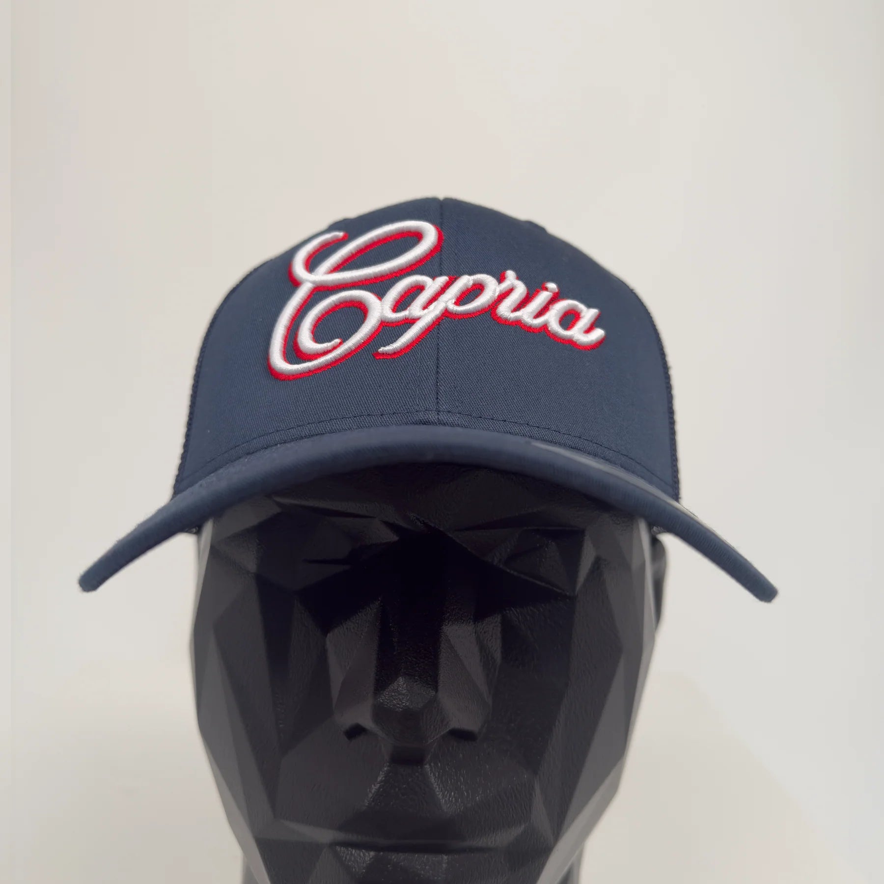 Capria Cap - Navy/Red